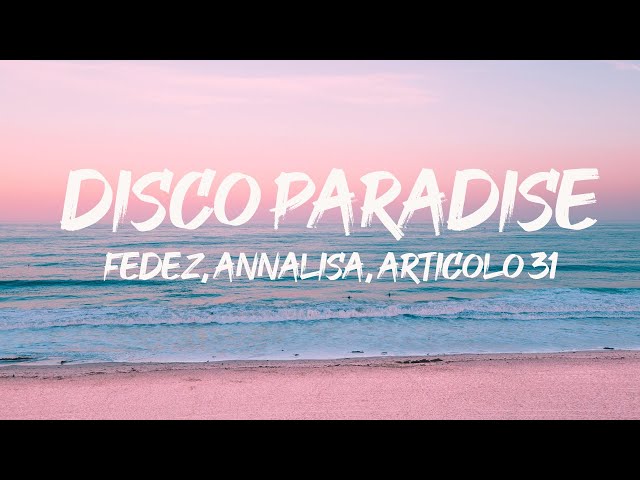 DISCO PARADISE (TRADUÇÃO) - Fedez 