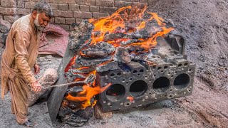 How to Repair & Fix Cracked Engine Block of Massey Tractor