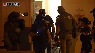 Arrestatieteam valt woningen binnen tijdens grote politieactie in Eindhoven