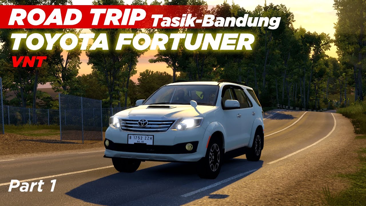 Road Trip Sendirian Naik Toyota Fortuner VNT Part 1 | Euro Truck Simulator 2