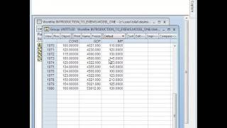 getting correlation coefficient in eviews Net Worth