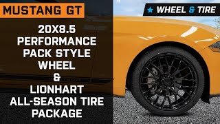 2015-2023 Mustang Gt 20x8.5 Performance Pack Style Wheel & Lionhart All-season Tire Package Review