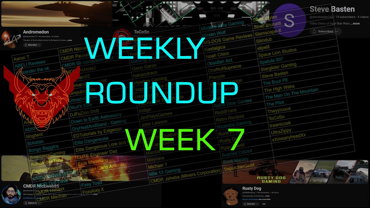 5 more to see - Weekend Weekly Roundup 7 + An Event - YouTube