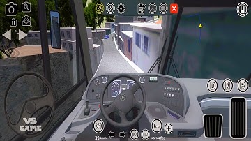 Narrow Road Bus Drive - Proton Bus Simulator 2023 Gameplay