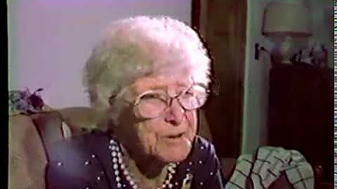 Titanic Survivor Edwina MacKensie interview