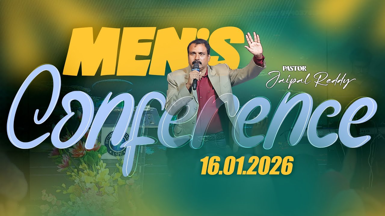 Men's Conference || 16-01-2026 || Bethesda Ministries || Ps Jaipal Reddy || Mandamarri