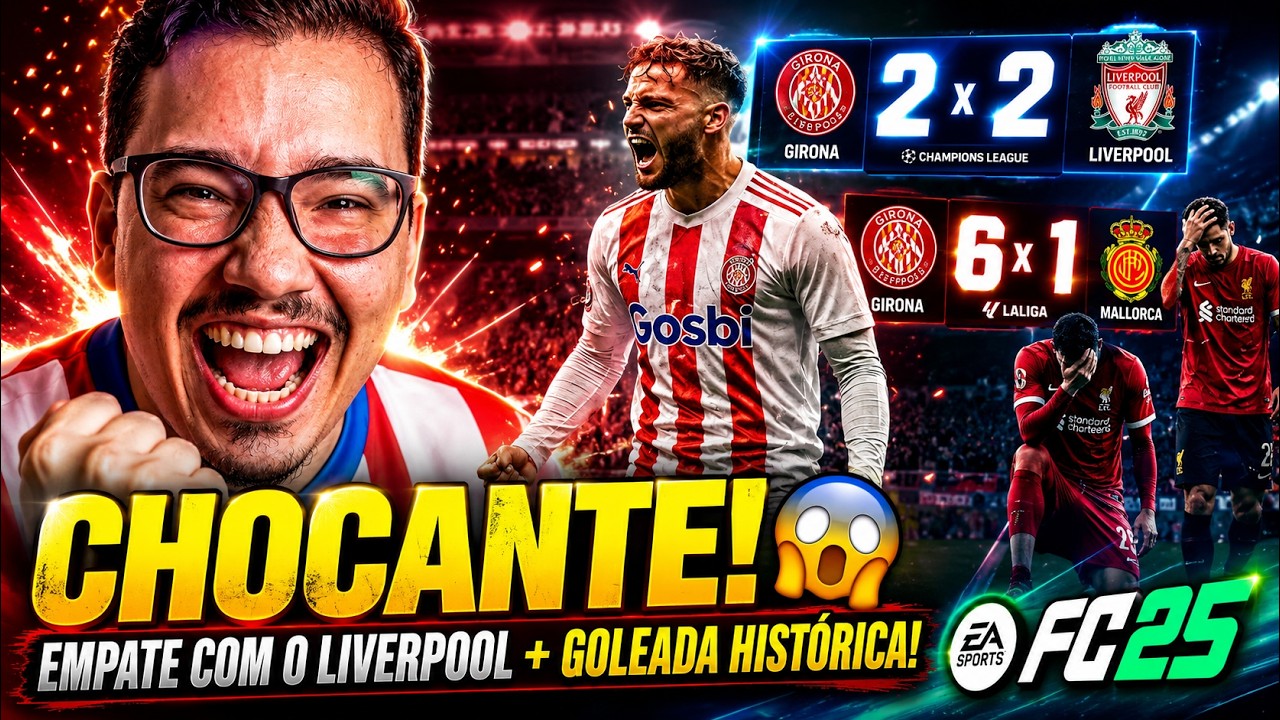 "CHOCANTE! JOGO DURO CONTRA O LIVERPOOL! + 6-1 MALLORCA!" MODO CARREIRA EP. 10