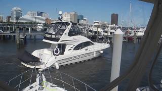 Sea Ray docking in high winds