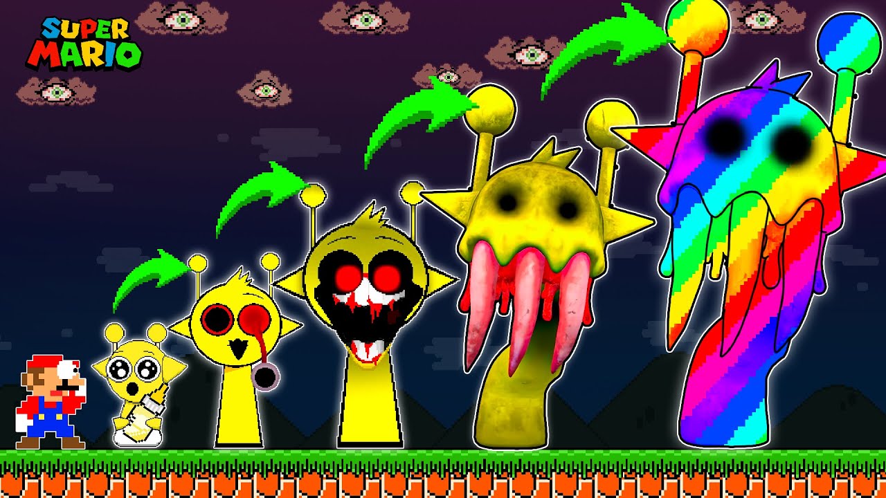 Марио против Эволюции Нового Ужасного Саймона | Игровая анимация