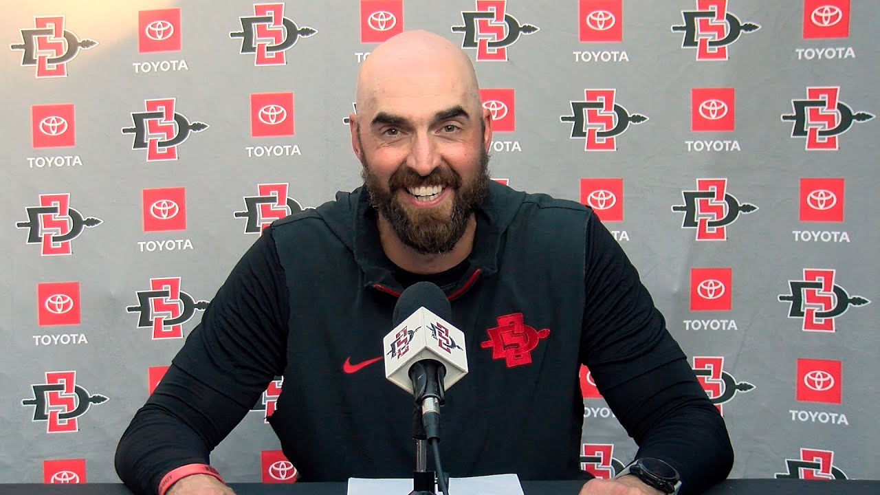 SDSU FOOTBALL: HEAD COACH SEAN LEWIS POST GAME AFTER NORTHERN ILLINOIS