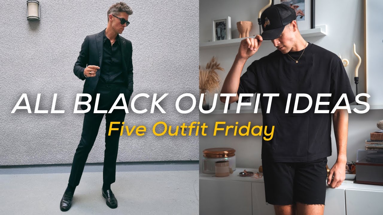 5 Ways to Wear All Black Everything - YouTube