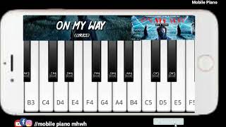 Alan Walker - on my way play with mobile piano | screenshot 4