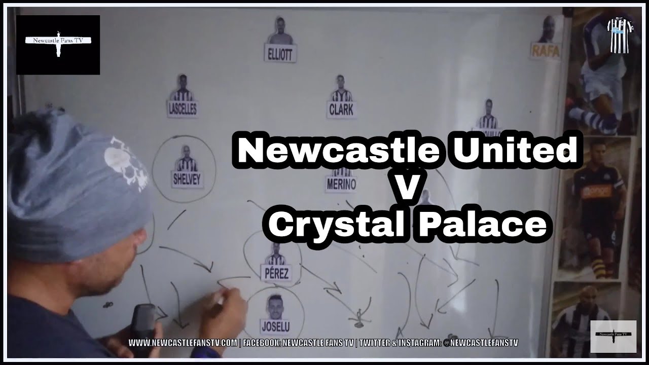 gamezone Tactics board | Newcastle United v Crystal Palace preview