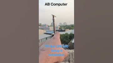 TP Link CPE 510 P2P setup configuration and installation | AB Computer Goujani Ramnagar
