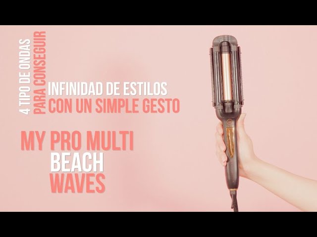 My Pro Beach Waves Multi GT21 100 plancha para el cabello con ondas 4 en 1  GT21 100 - YouTube