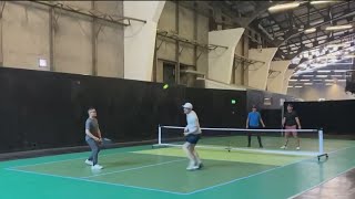 Pickleball courts open at the Palace of Fine Arts