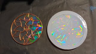 How to make a Holographic Coaster Resin Mold from Scratch! #resincrafts #epoxyresin #howtomake