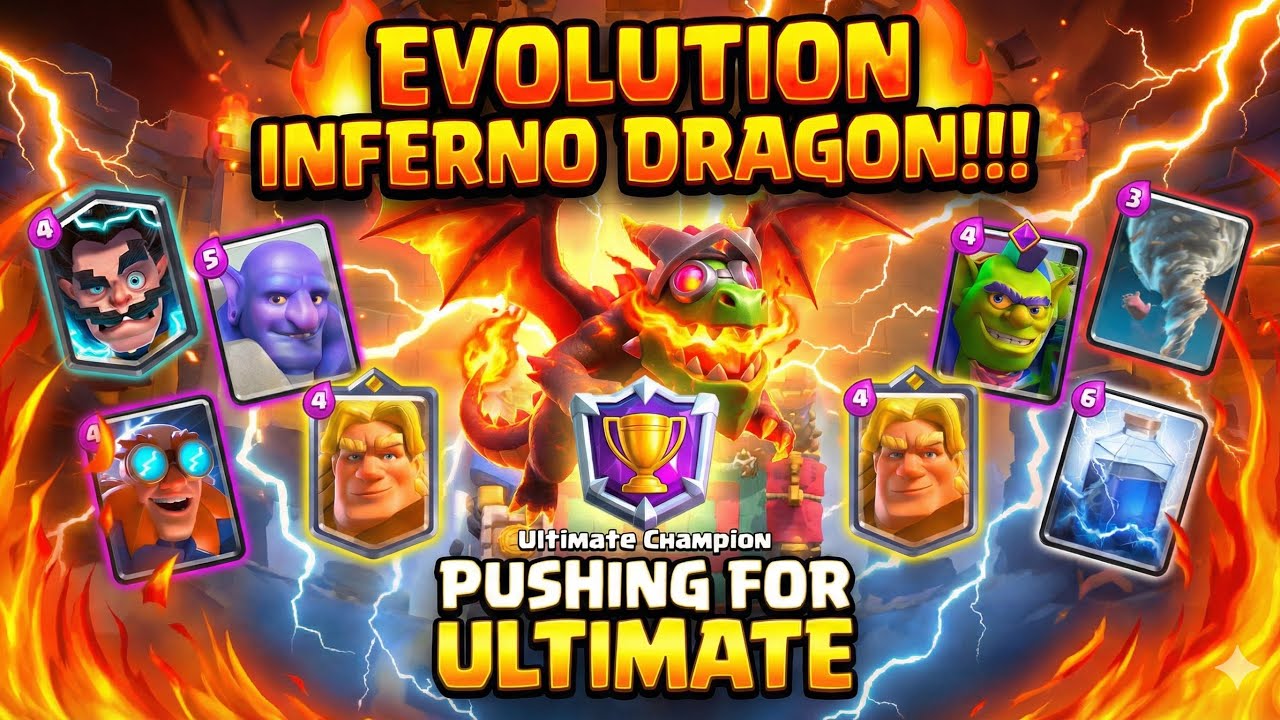 Evolution Inferno Dragon!!! Pushing for Ultimate.