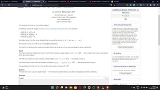 C. LIS or Reverse LIS? | Codeforces Round #793 (Div. 2) | hindi | Solution