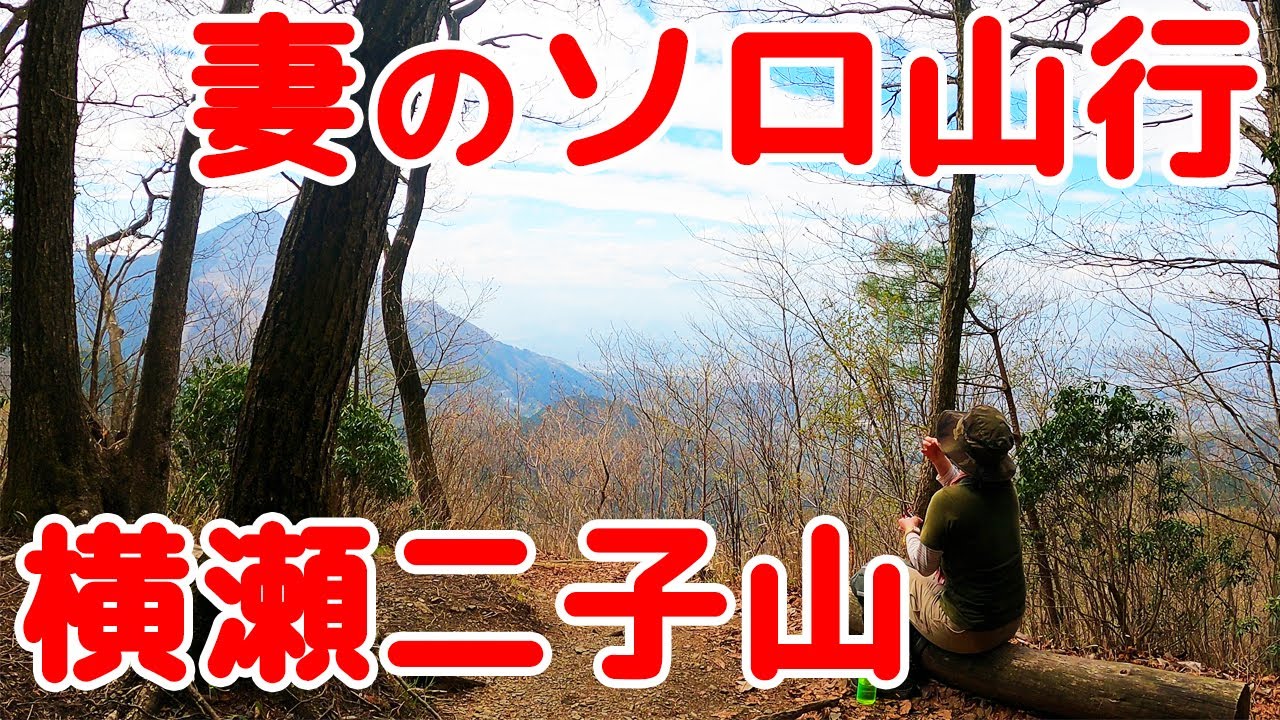 【妻ソロハイキング】ぷんさん、横瀬二子山を歩く 約１年ぶりのソロ山行