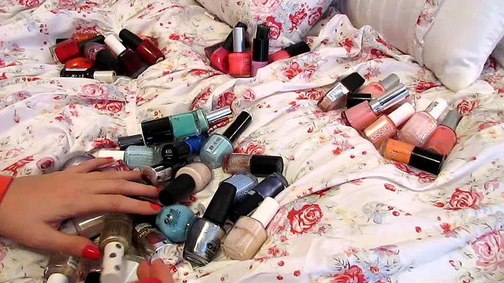 ASMR - Nail polish collection (Soft spoken)