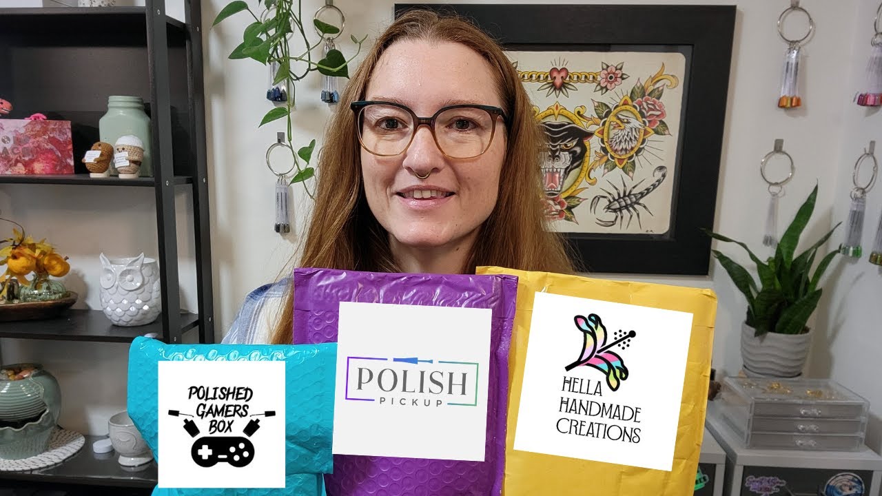 HHC, PPU, Polished Gamers Box Unboxing | Nail Polish Unboxing