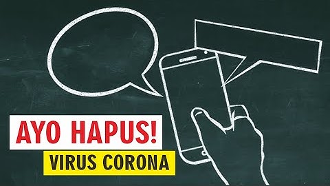 Animasi Coronavirus - Video Edukasi Virus Corona #DiRumahAja