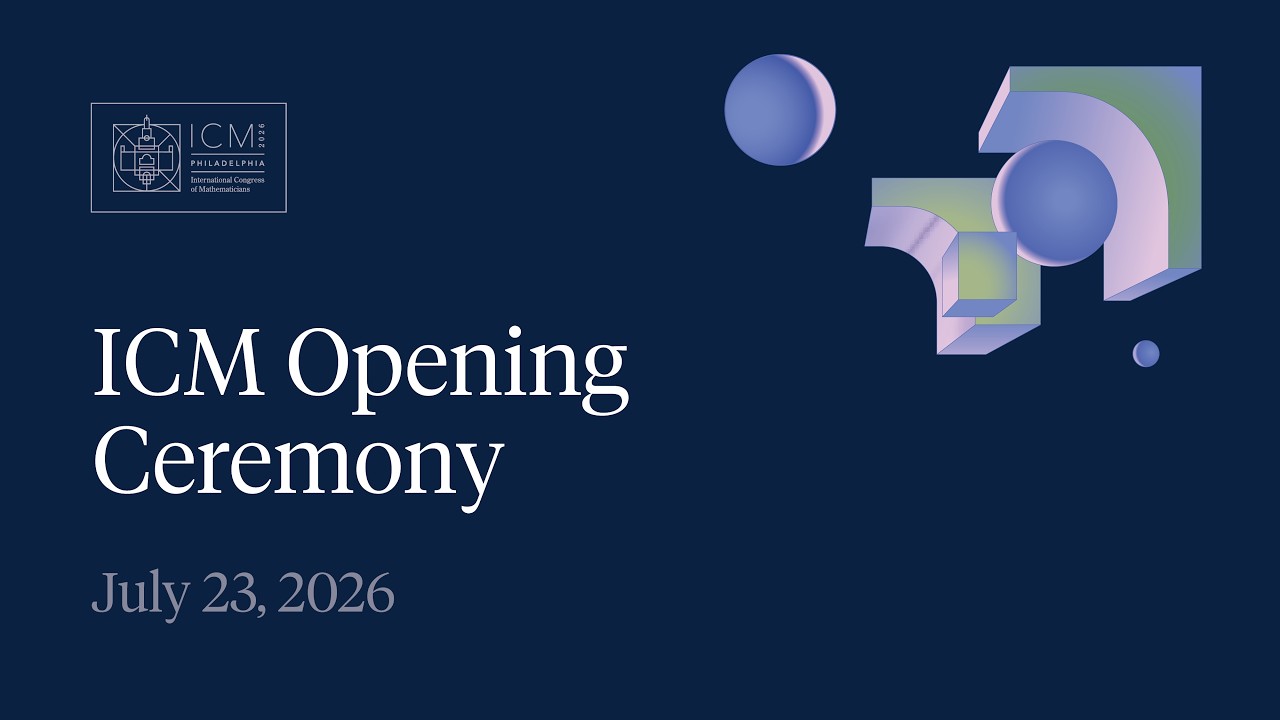 International Congress of Mathematicians: Opening Ceremony