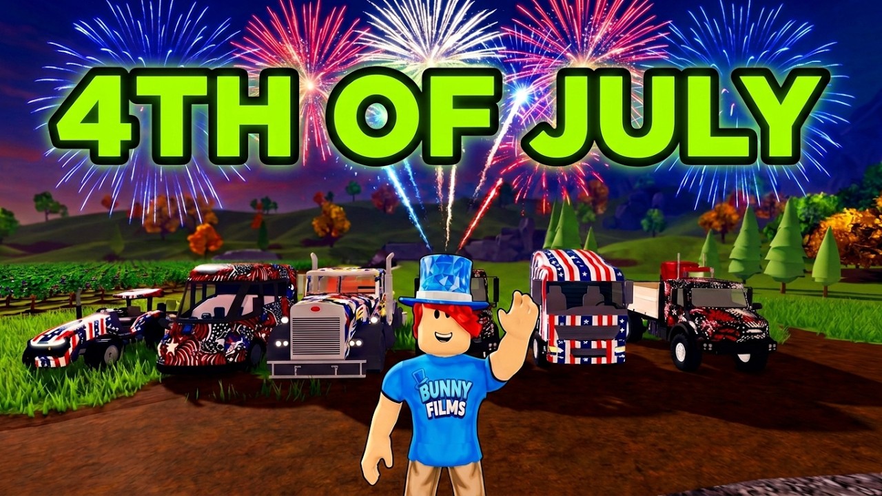 4TH OF JULY FARMING AND FRIENDS CELEBRATION!! (Roblox Update)