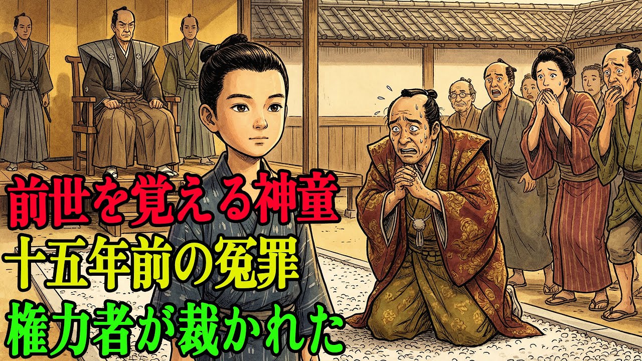 前世の記憶を持つ神童。十五年前の冤罪を暴き、権力者を白洲で裁いた少年  | 野談 | 伝説 | 昔話 | 説話 | 民話