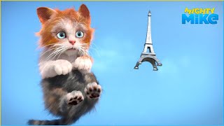 Feline A Little Racoon | Mighty Mike | 75' Compilation | Cartoon for Kids