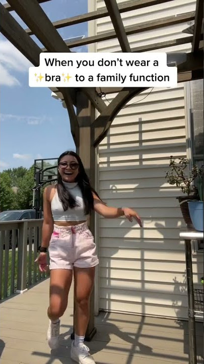 No bra Challenge 💃💃💃 #shorts #nobra #tiktok