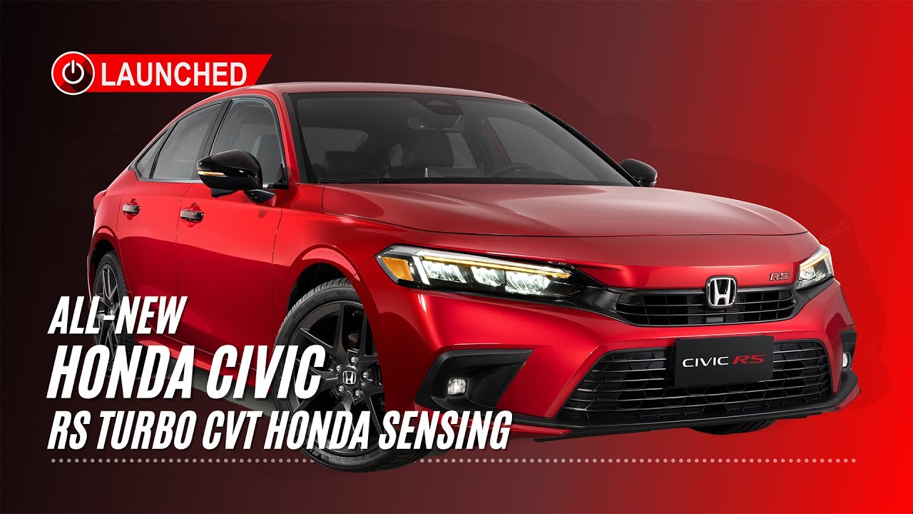 All New 22 Honda Civic Rs Turbo Cvt Sensing Ignitionph Youtube