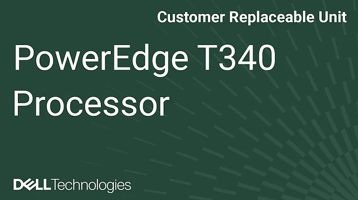 Dell PowerEdge T340: Remove/Install Processor and Heatsink Module
