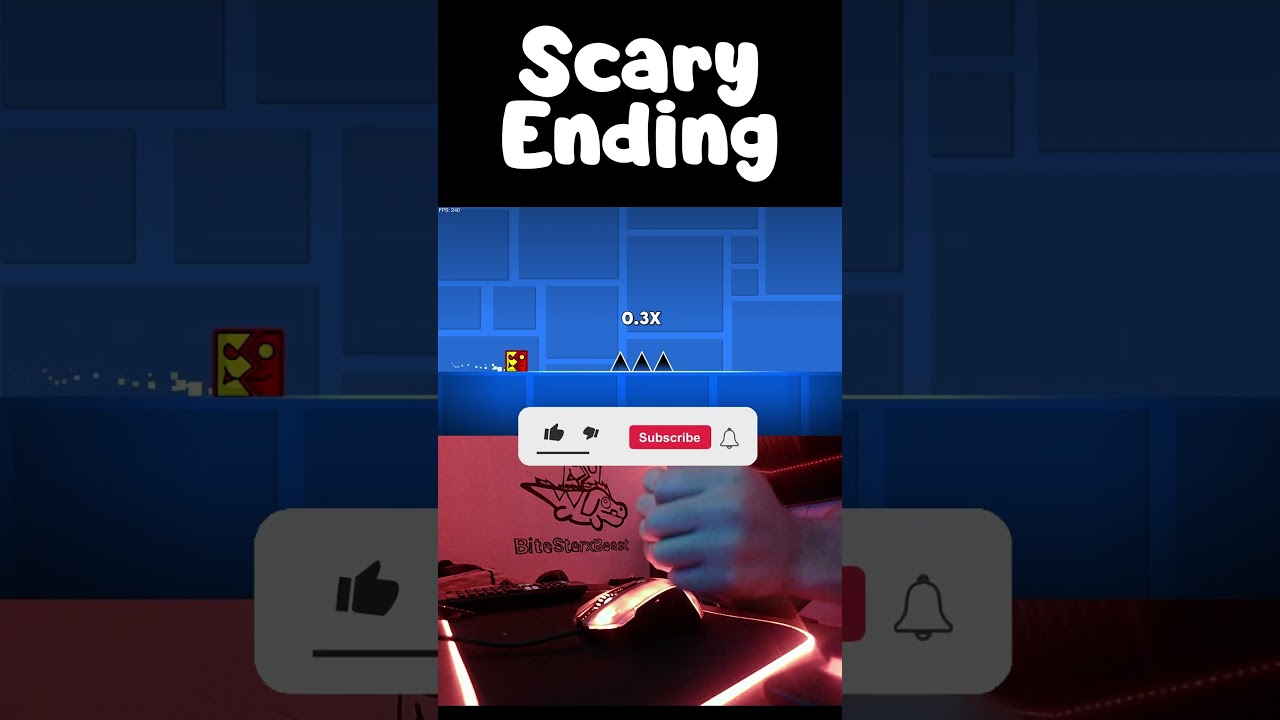 Geometry Dash: Brawl Stars Intro Scariest Jump 😱 