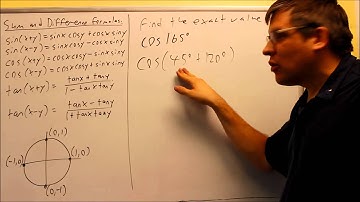 Sum and Difference Formulas (Find the Exact Value): Ex 3