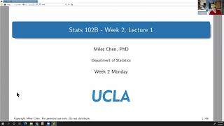 Stats 102B Lesson 2-1 Leave-One-Out and K-fold Cross Validation