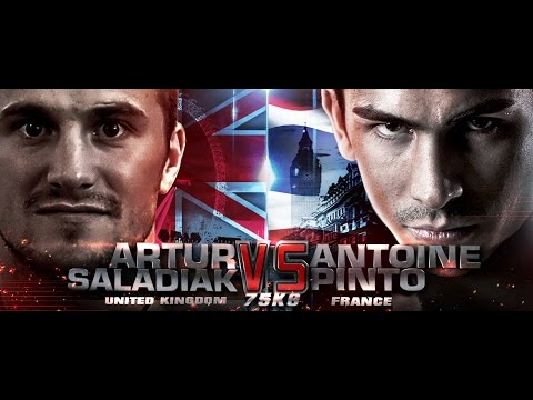 ANTOINE PINTO (FRA) VS ARTUR SALADIAK (GBR) THAI FIGHT LONDON 2016