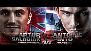 ANTOINE PINTO (FRA) VS ARTUR SALADIAK (GBR) THAI FIGHT LONDON 2016