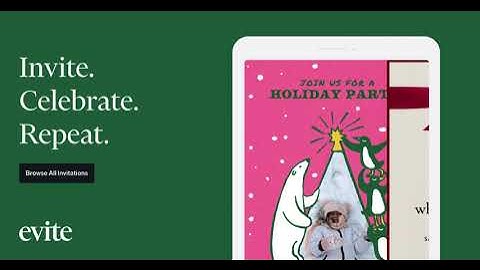 Digital Christmas and Holiday Party Invitations from Evite®
