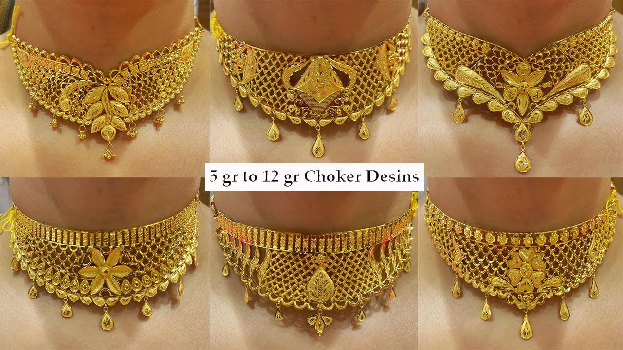 Latest choker designs from 5 gr to 12 gr with price || Shridhi Vlog