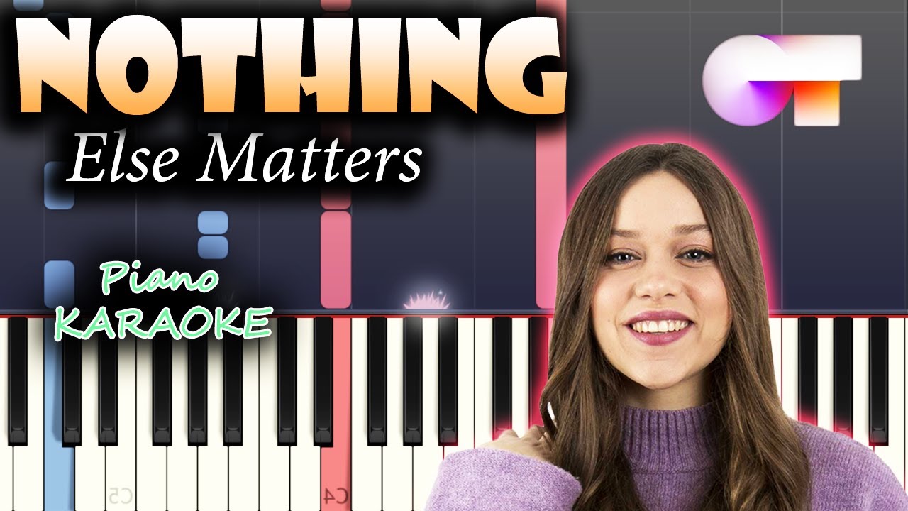 Eva Nothing Else Matters KARAOKE Piano / Tutorial / Cover OT 2020
