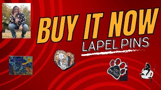 BUY IT NOW FUN LAPEL PIN BUY IT NOW FUN LAPEL PIN