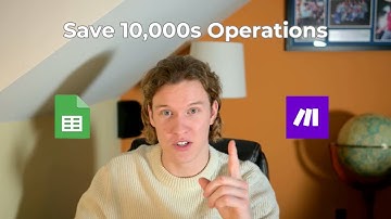 Make.com Hack: Save Thousands of Operations in Google Sheets (1 Simple Trick)