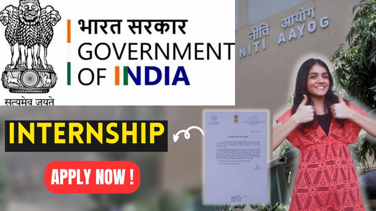 Government of India Internship FREE to Apply Internship 2024 | NITI ...