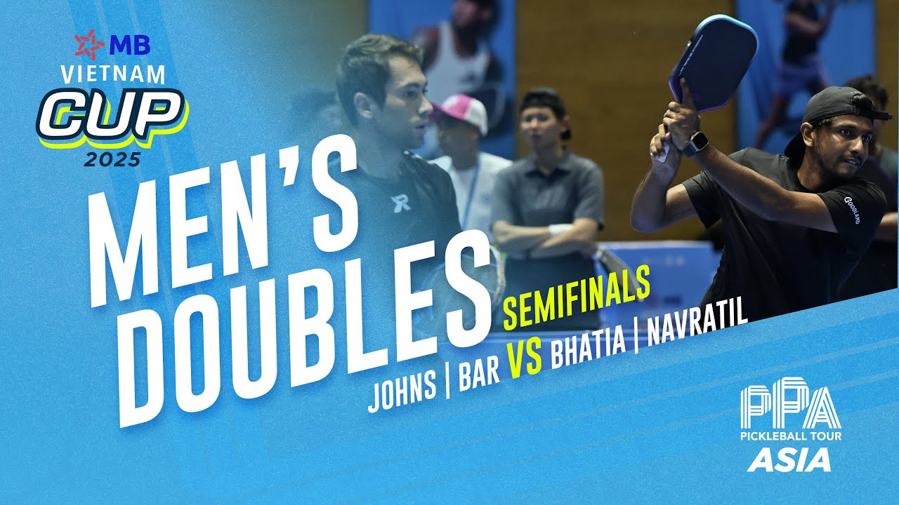 Джонс/Бар – Бхатия/Навратил – полуфинал в мужском парном разряде | Кубок Вьетнама по МБ 2025