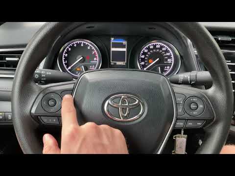 Reset Service Toyota Camry 2017 2021