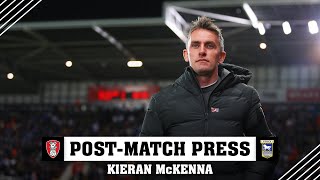 Kieran Mckenna Following Rotherham Draw