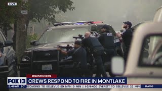 Crews respond to fire, scenes of violence in Montlake | FOX 13 Seattle