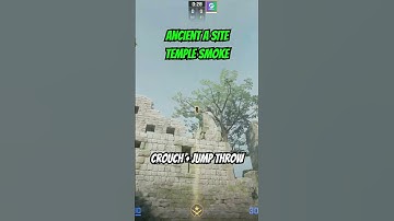 Ancient Temple Smoke! #cs2 #counterstrike2